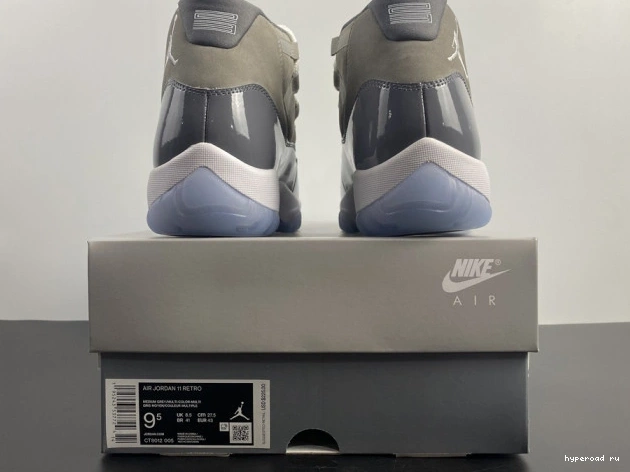 'Cool 005 CT8012 Grey' 11 Jordan Retro Air 0529